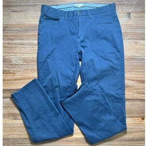 Peter‎ Millar Soft Touch Twill Pants Comfort Stretch Blue Casual 34
